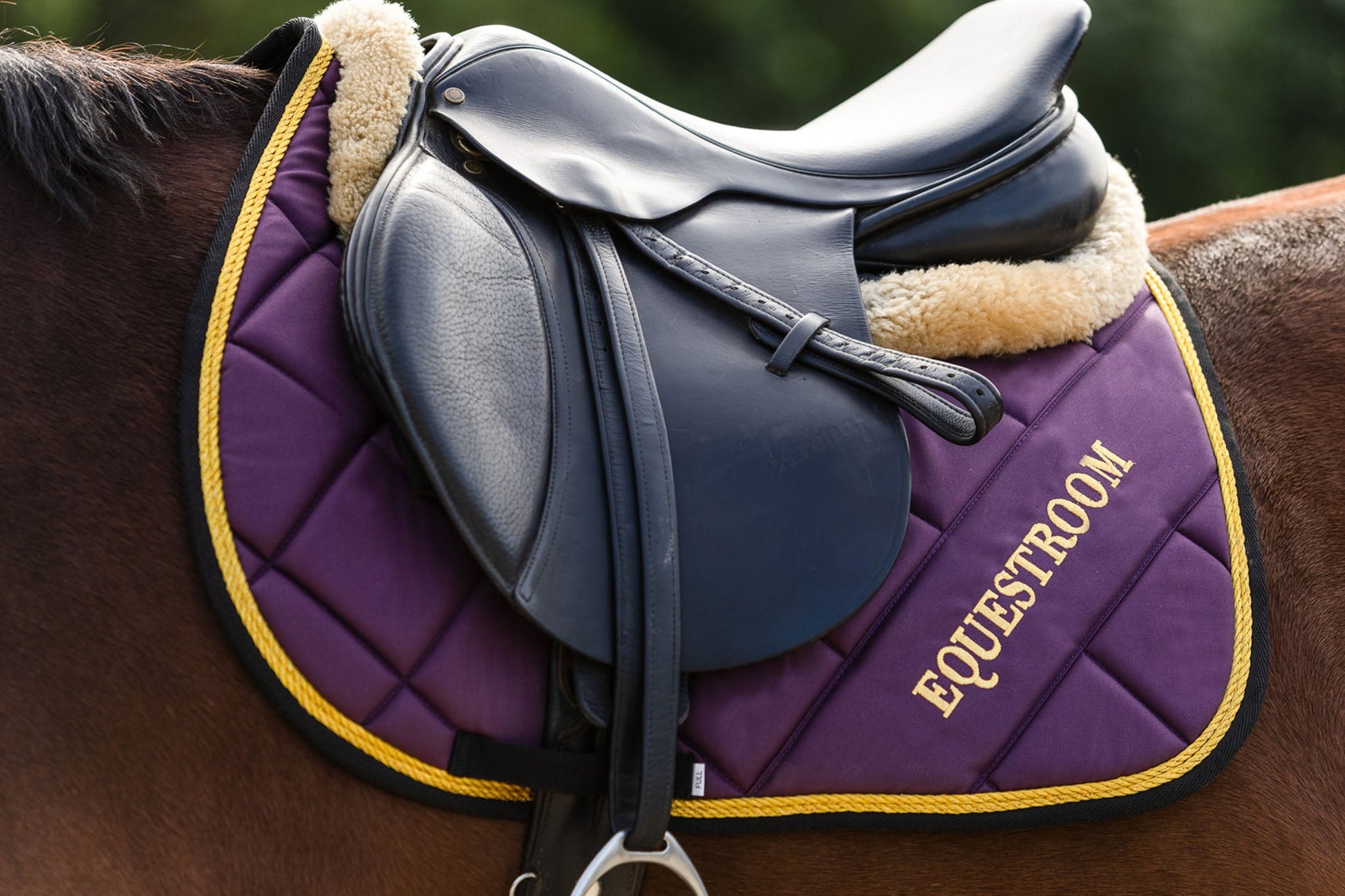 Dark Orchid Saddle Pad Set