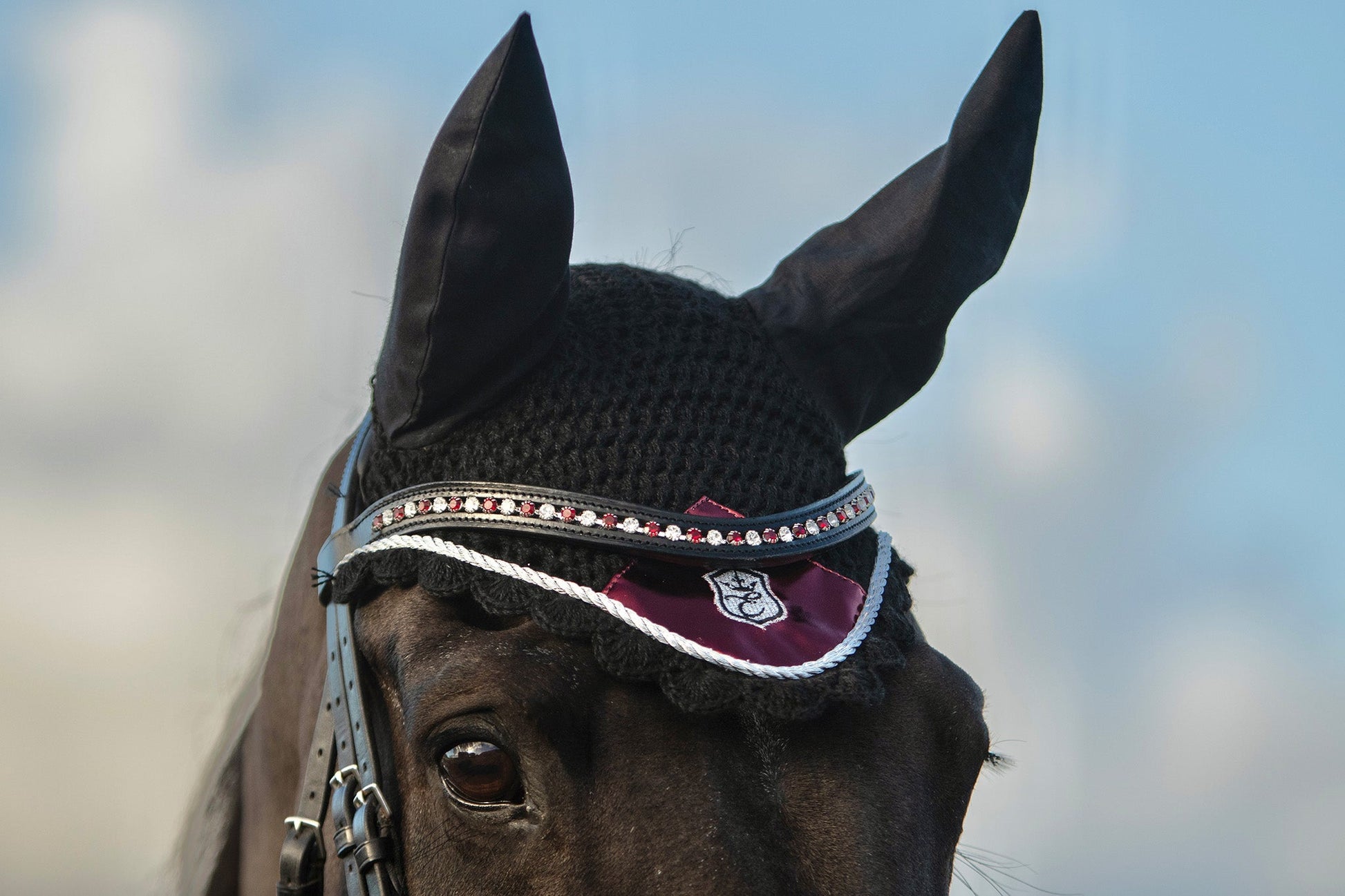 Electric Red Saddle Pad Set