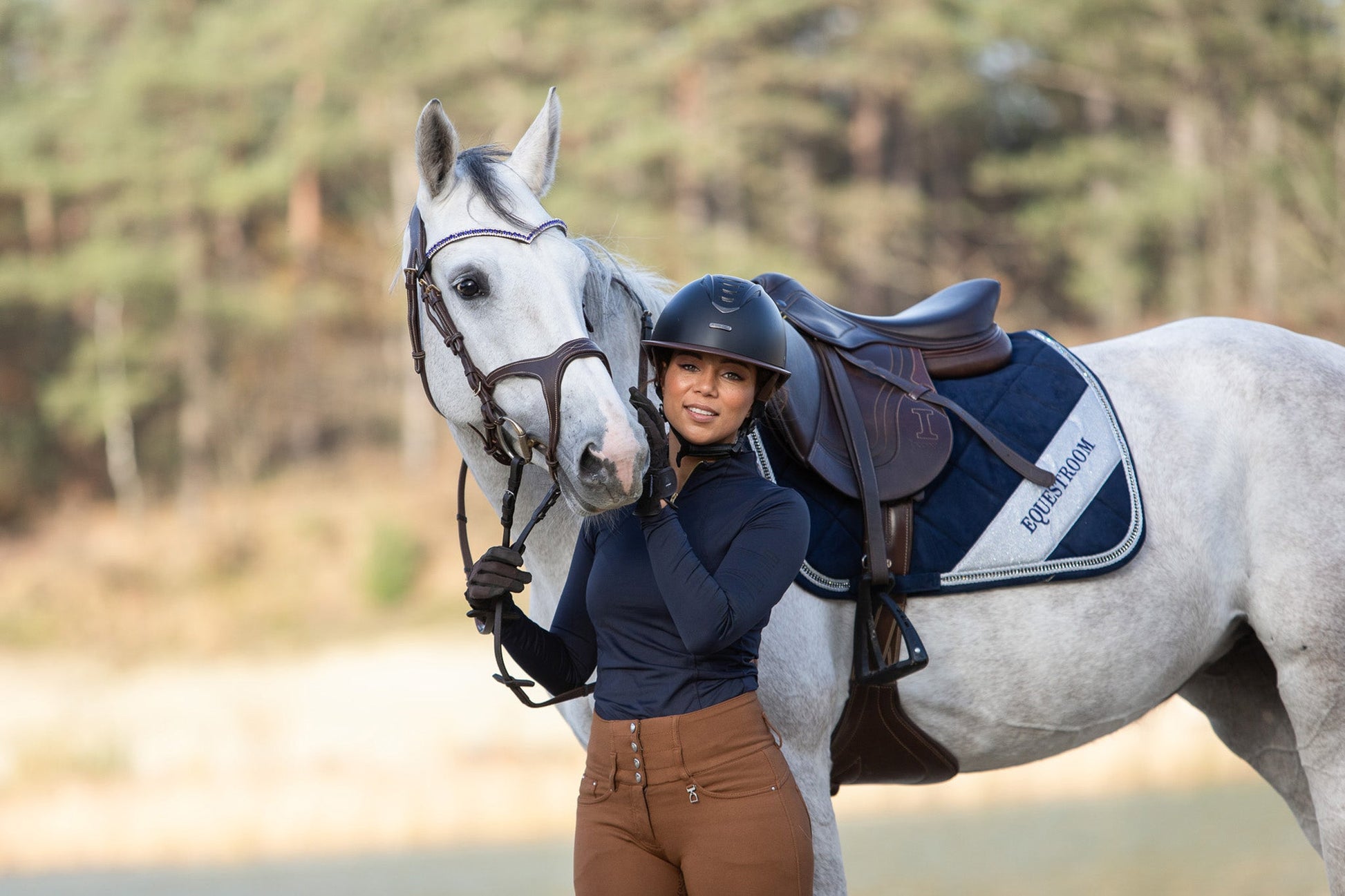Blue Astra Saddle Pad