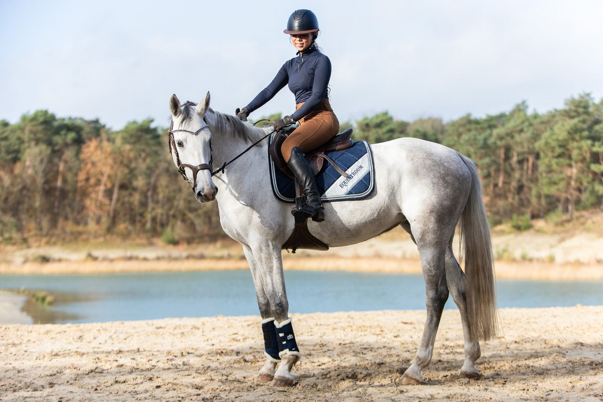 Blue Astra Saddle Pad