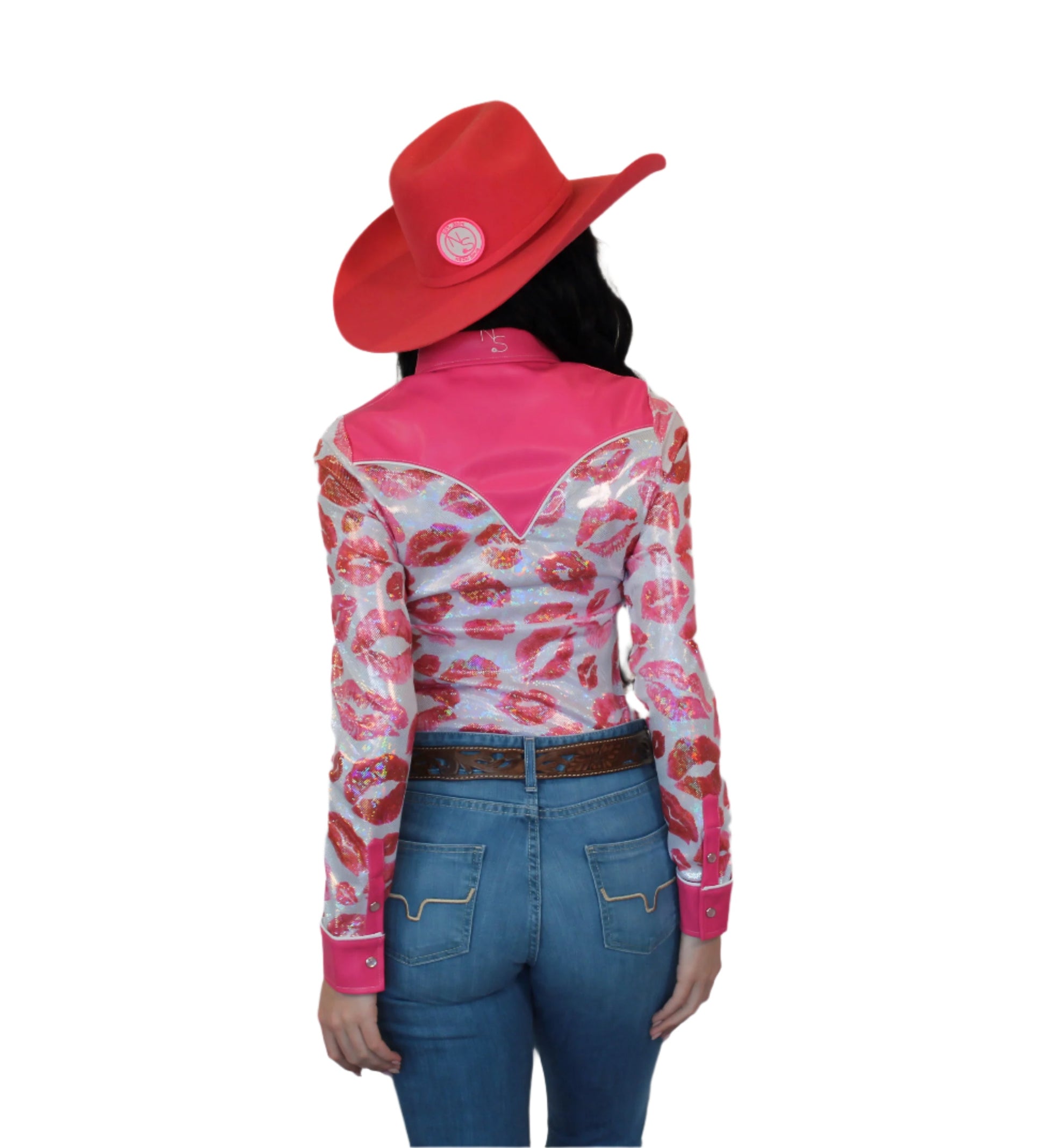 Girls Smooch & Spur Western Pearl Snap Rodeo Shirt