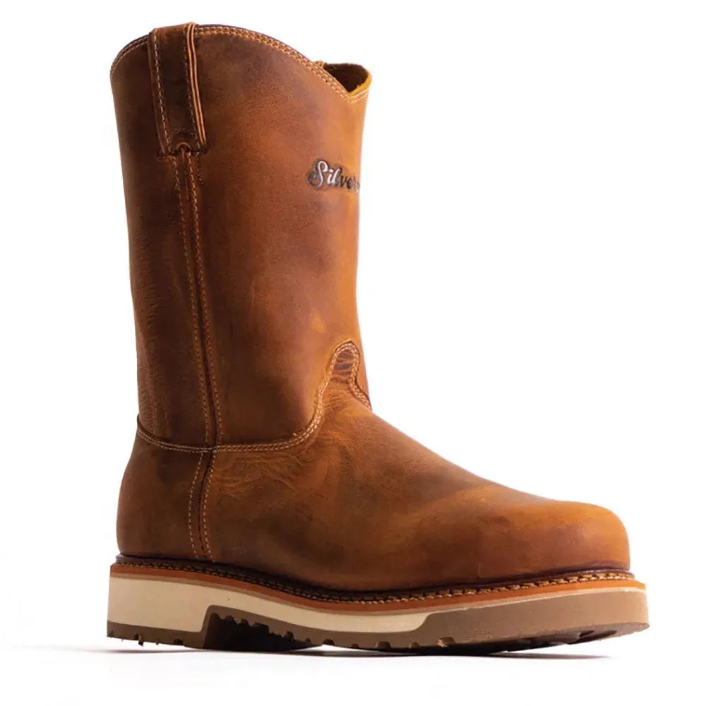 Abilene Mens Western Boots Brown 10 Light Brown,6412 main image 3