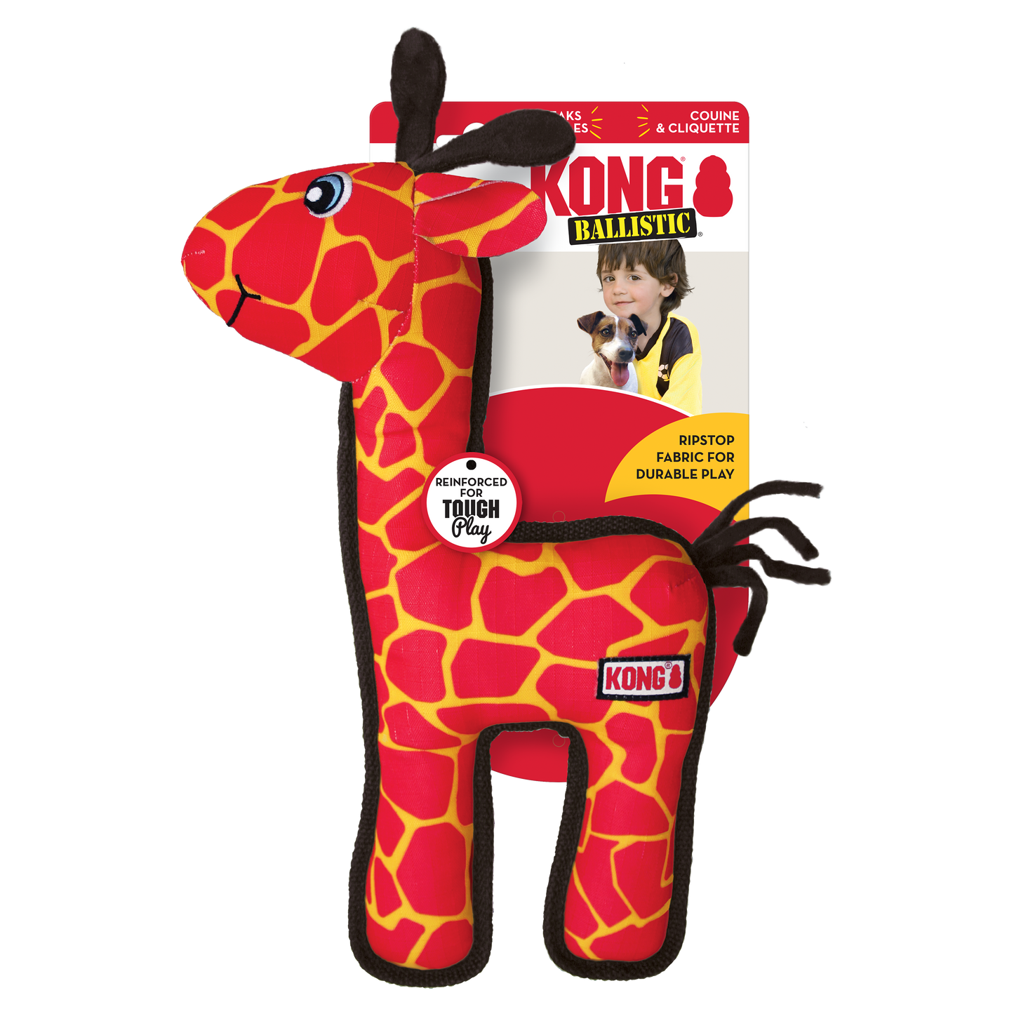Kong Ballistic Giraffe Medium/Large