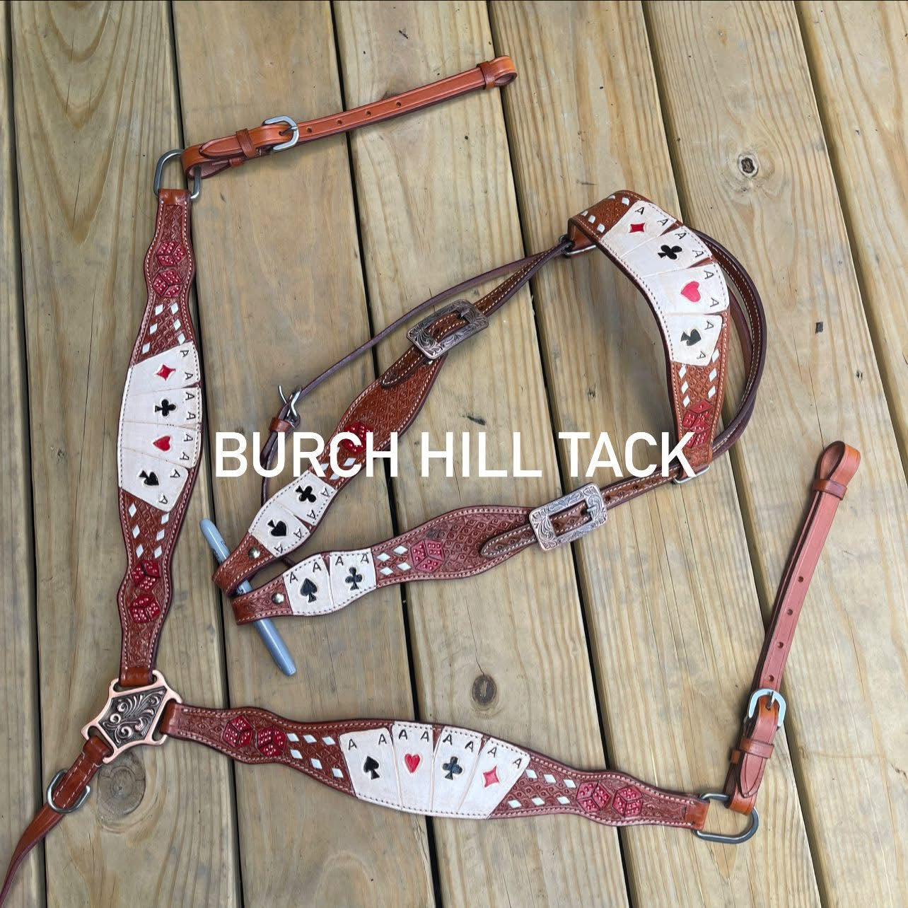 Card tack Set Headstall Breastcollar