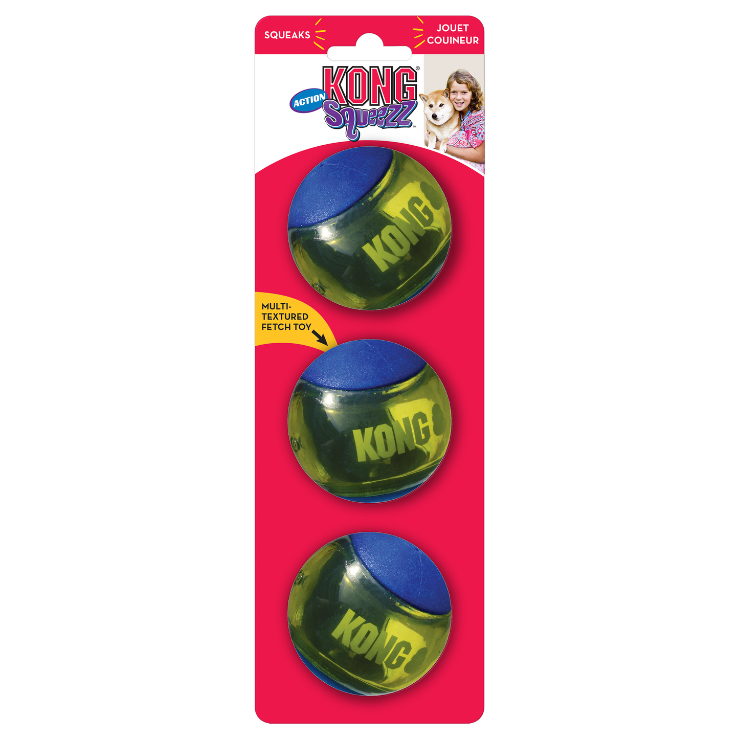 Kong Squeezz Action Ball Medium