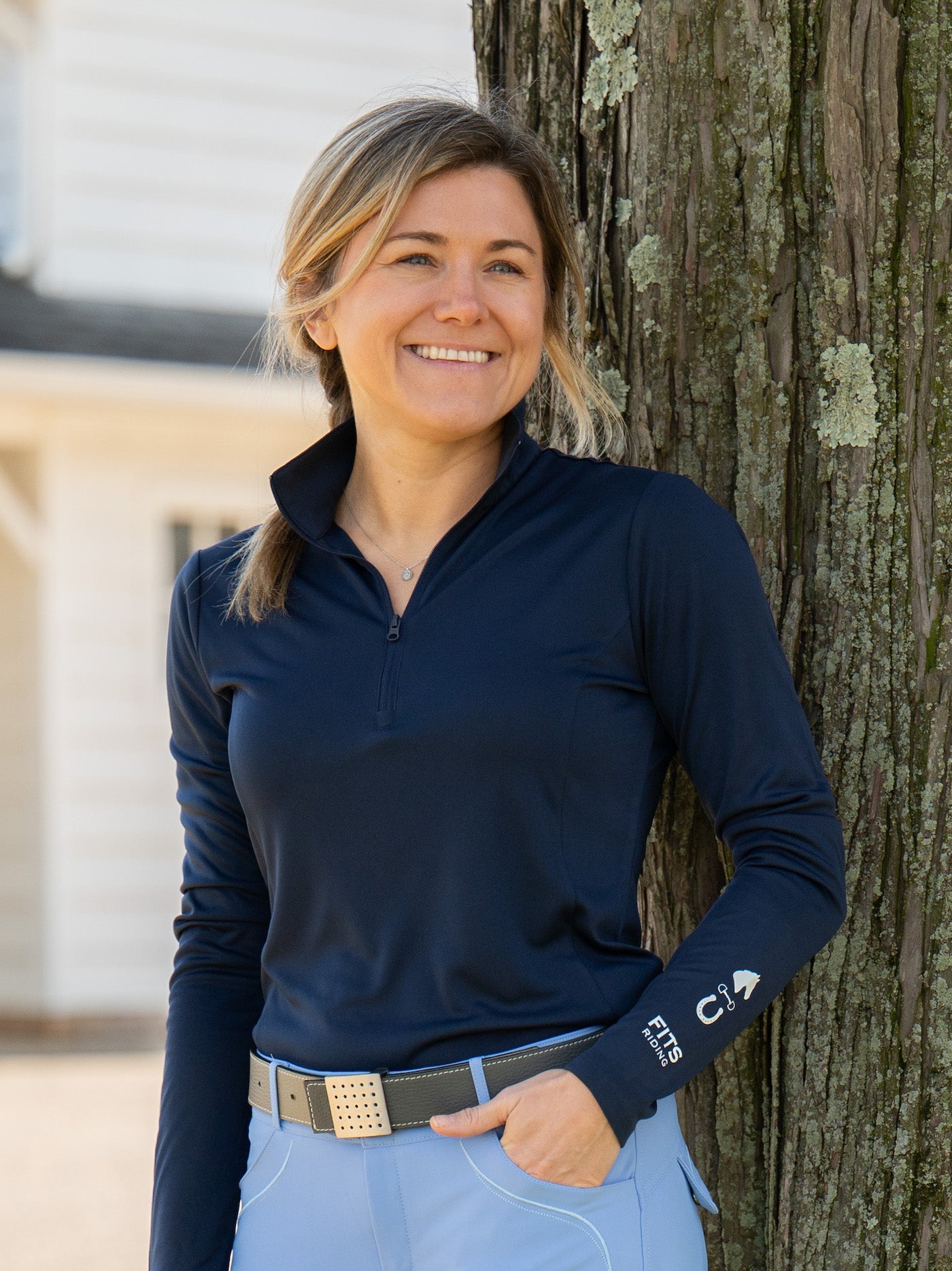 FITS Trio Graphic 1/4 Zip Long Sleeve