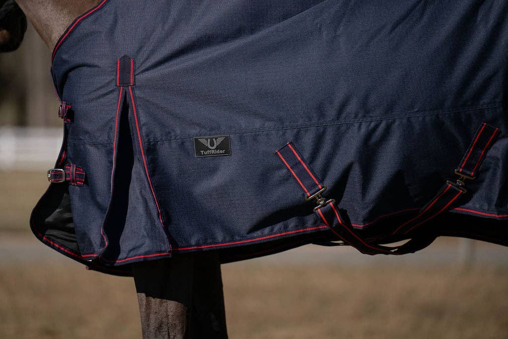 TuffRider Ripstop Standard Neck LightWeight Turnout Blanket with 100 GSM Fill