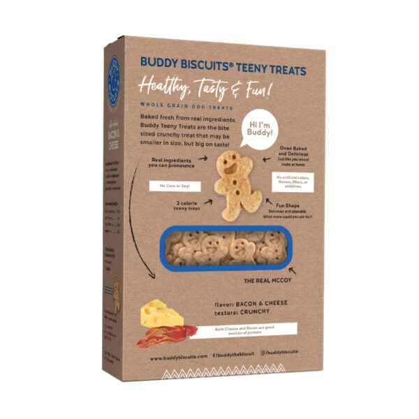 Buddy Biscuits Crunchy Teeny Treats Bacon and Cheese (8oz)