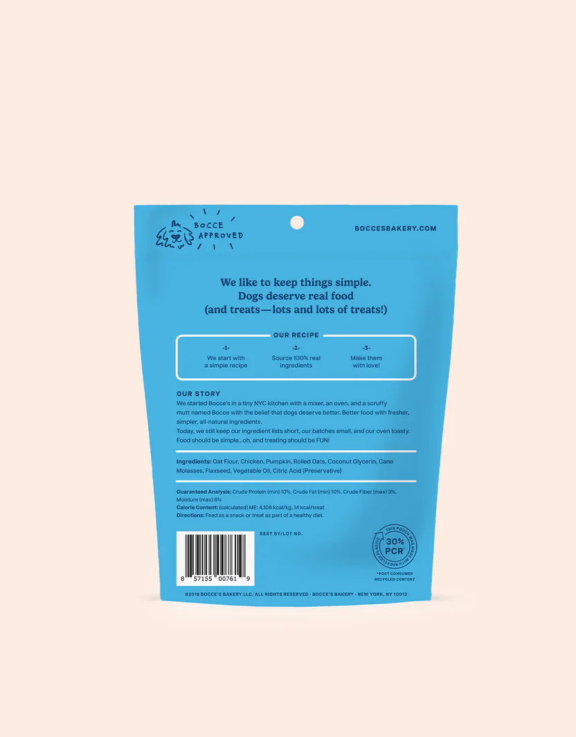 Bocces Soft and Chewy Sunday Roast Dog Treats (6oz)