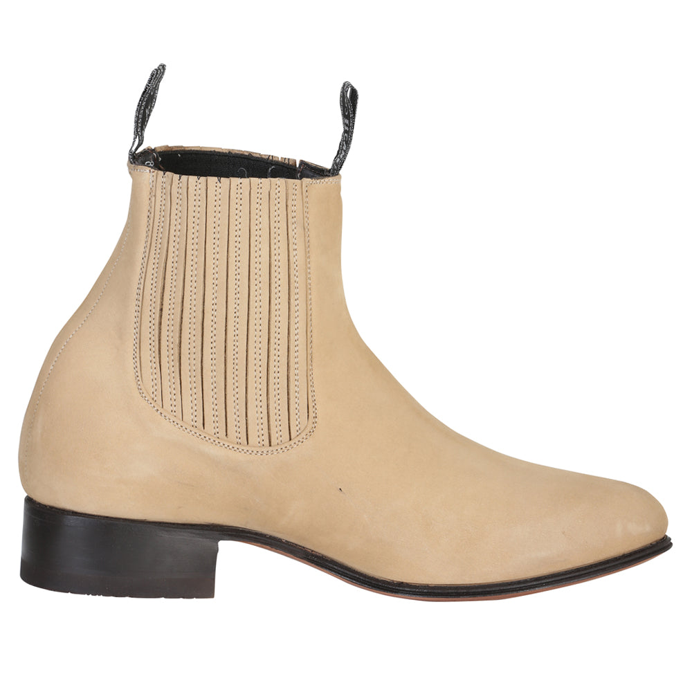 El Canelo - Charro Ankle Boot   - Atlas Sand 228