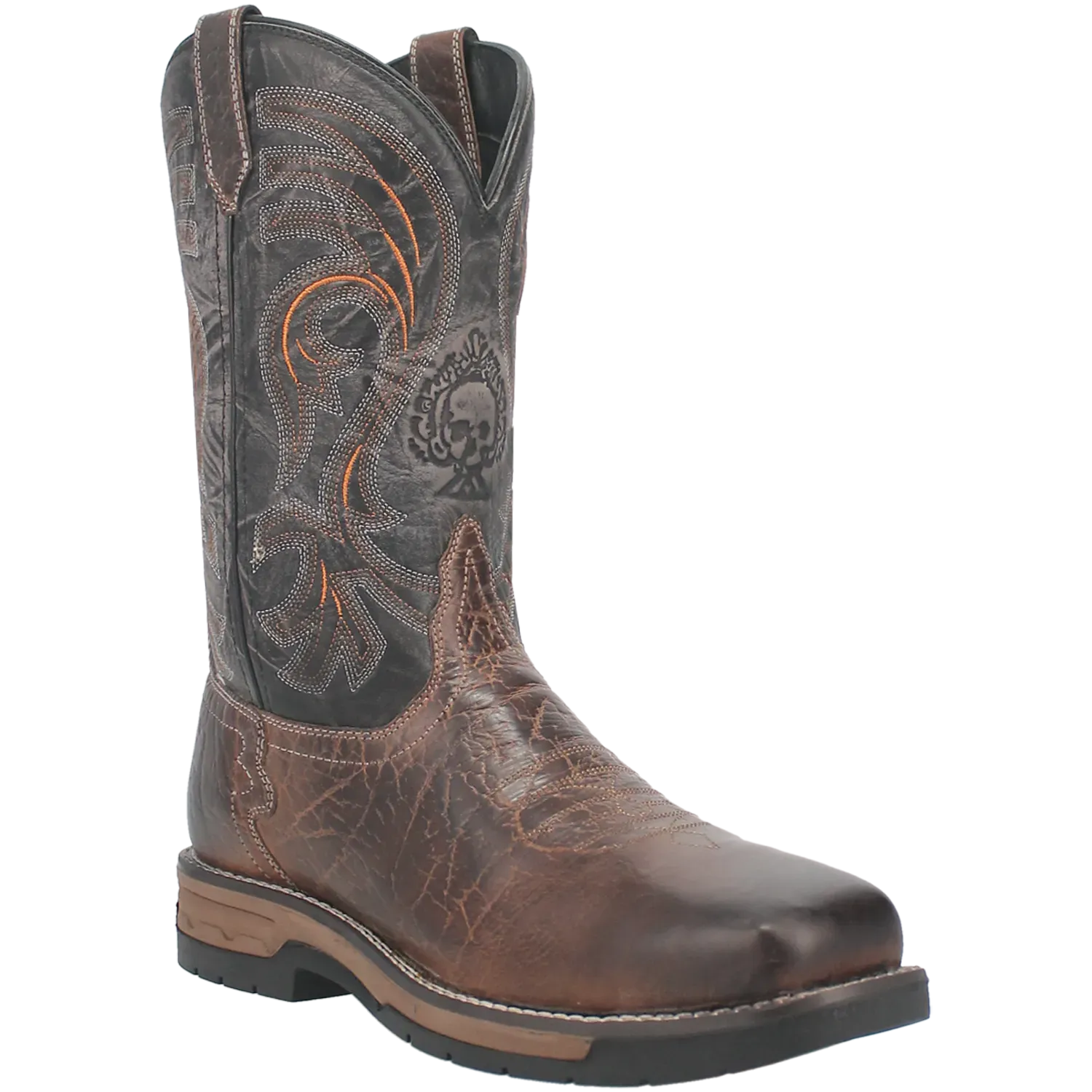 Laredo Hawke (Broad Square) - Men's Leather Cowboy Work Boot
