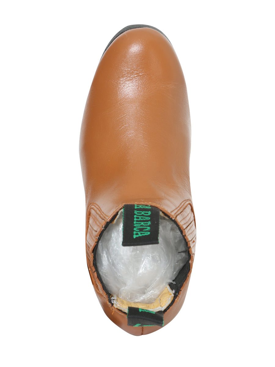 La Barca Leather Ankle Boot - Honey 33333