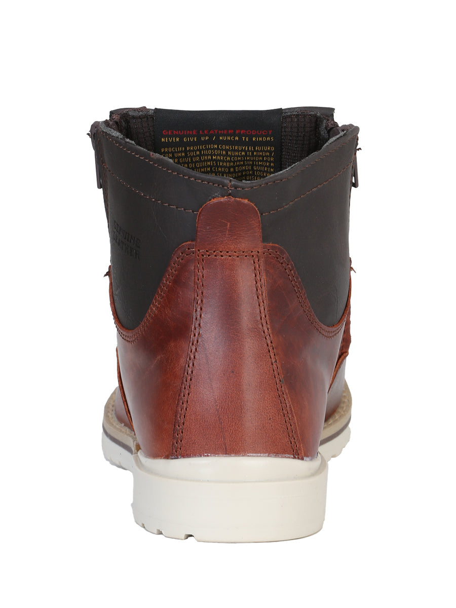 Procliff Pull Up Work Boot- Wine 35205