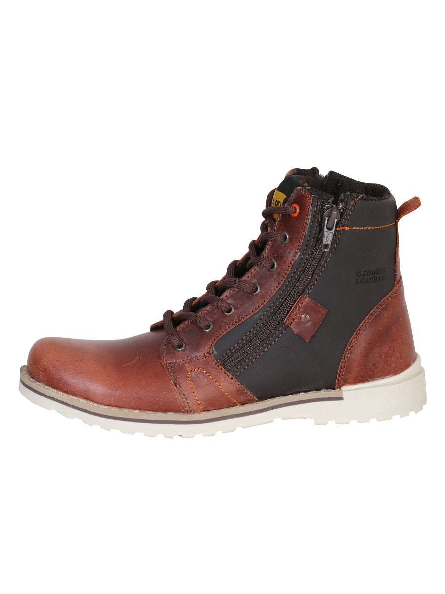 Procliff Protection Pull Up Work Boot- Wine 35209