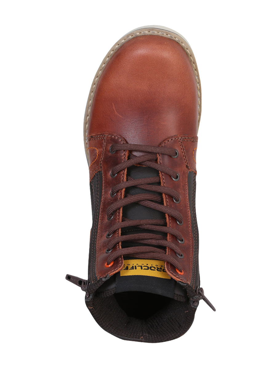 Procliff Protection Pull Up Work Boot- Wine 35209