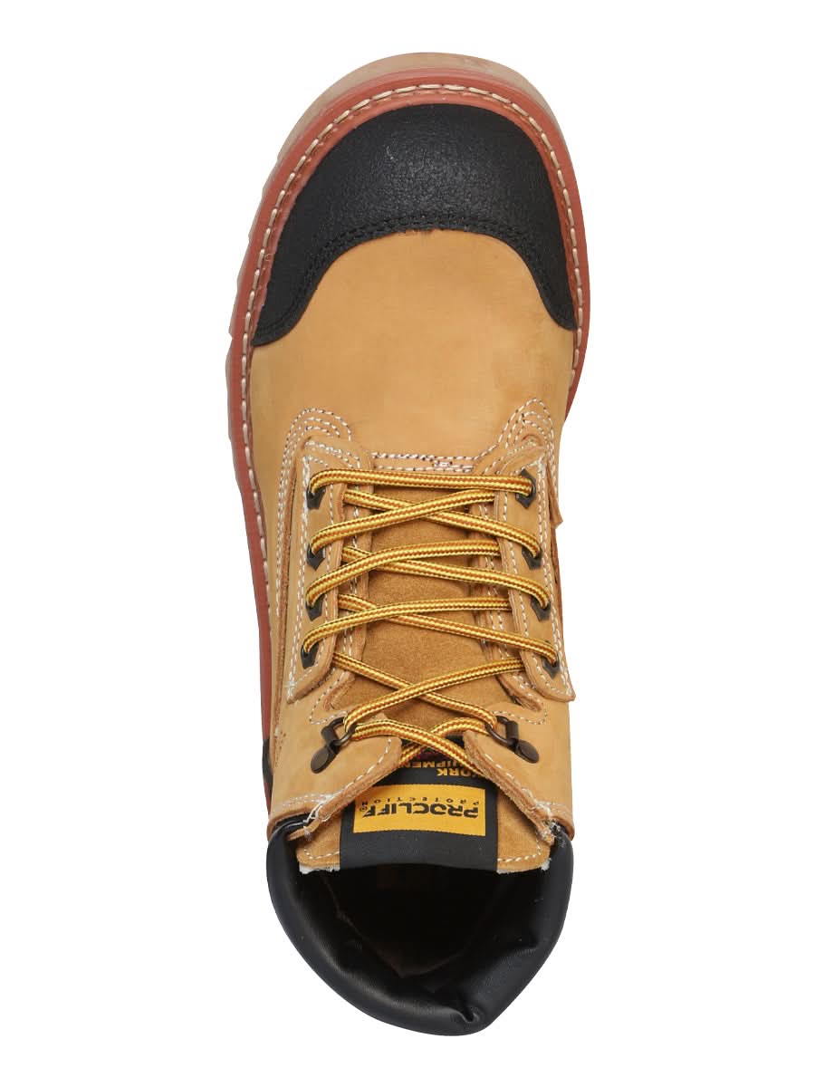 Procliff Protection Lace-Up Work Shoe - Nobuck Honey 35218