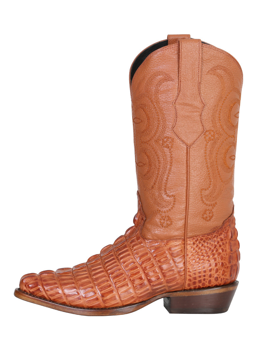 Cowboy boot  El Senor de los Cielos - Caiman  - Cognac 40841