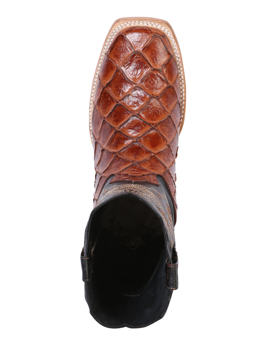 El General Rodeo Boot - Imitación  Pirarucu - Cognac 41793