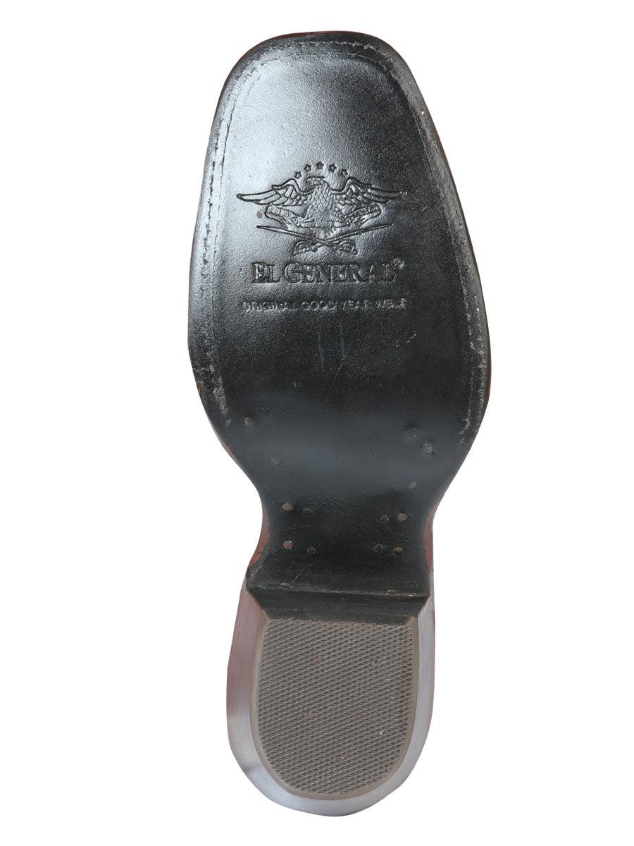El General Womens Rodeo Boot  - Crazy Choco 43663