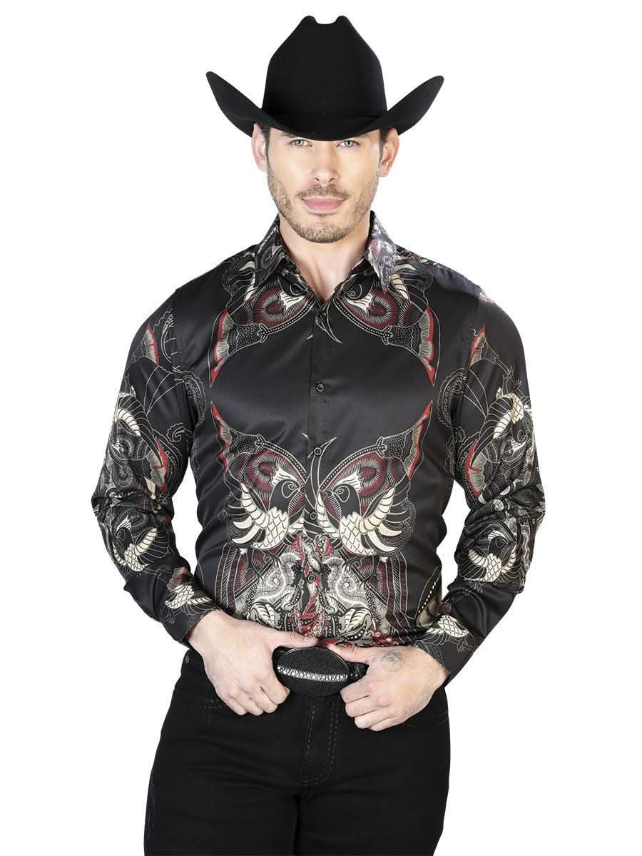 Black Casual Long Sleeve Shirt 43669