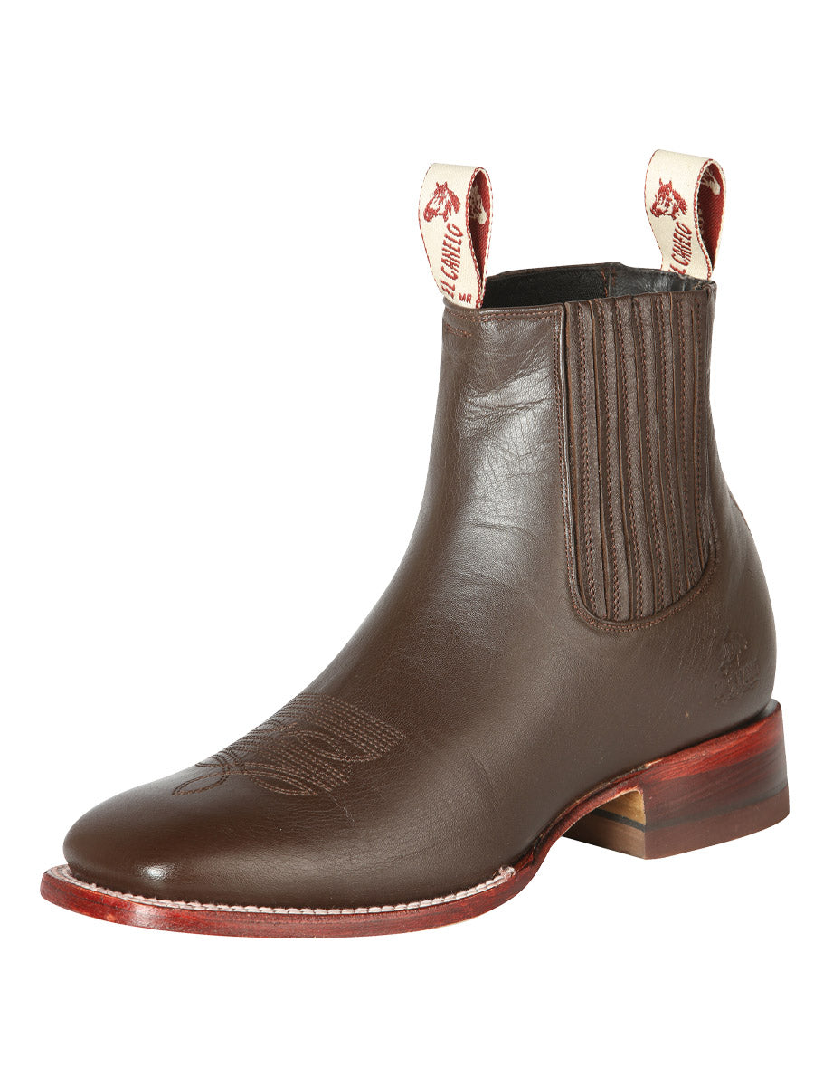 El Canelo Men’s Fronterizo Ankle Boots - Ikon Brown 44241