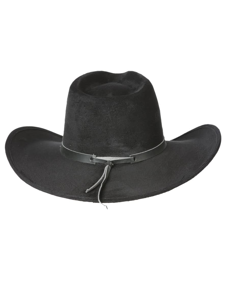 El General Suede Western Hat Black 44248