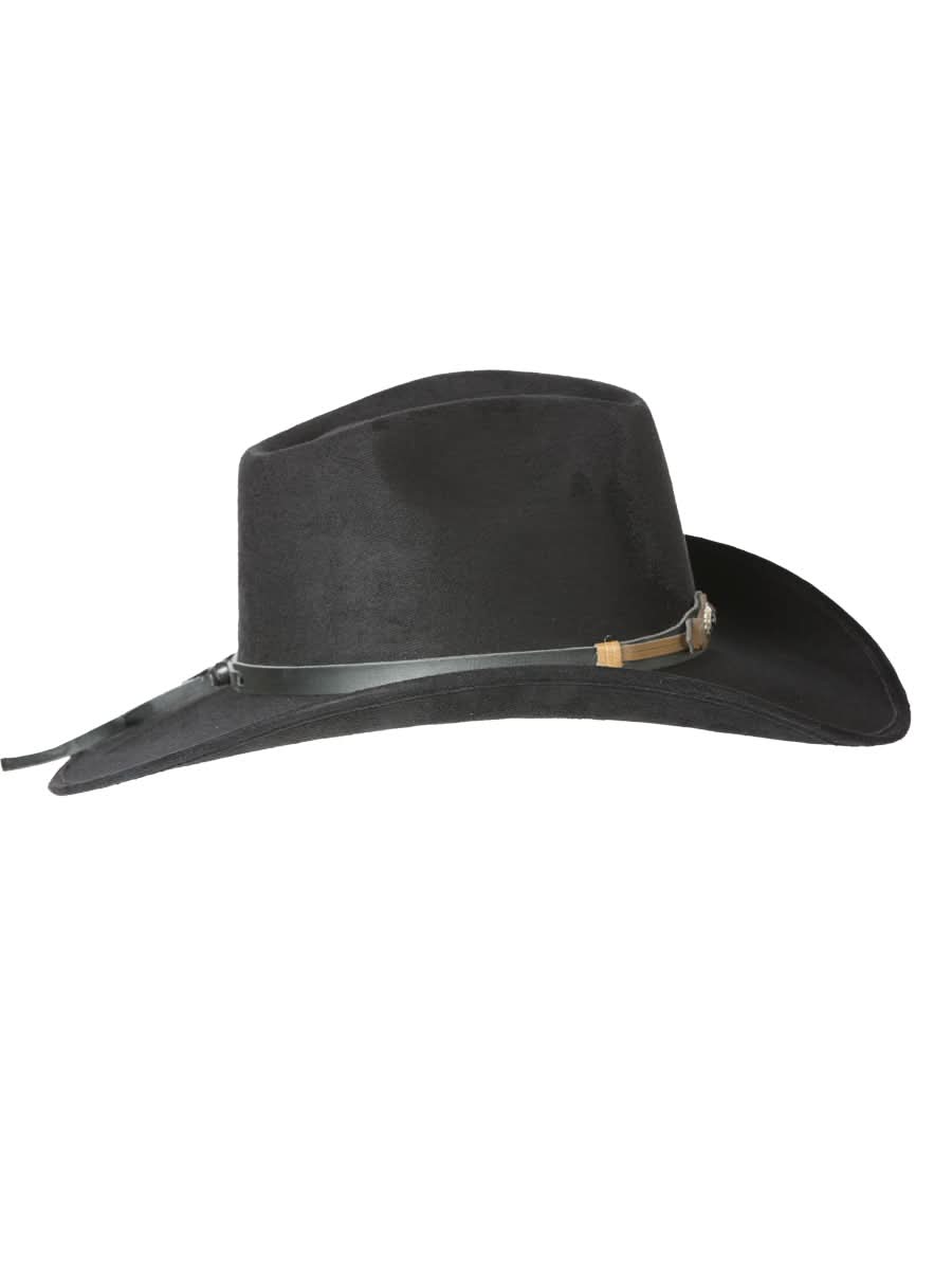 El General Suede Western Hat Black 44248