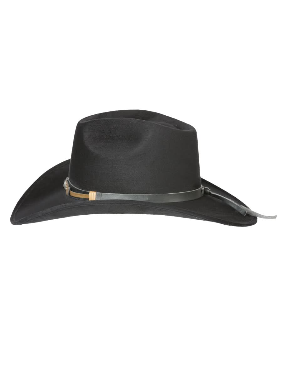 El General Suede Western Hat Black 44248