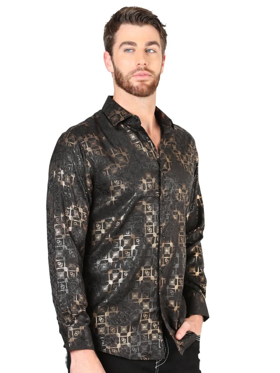 El General Black Casual Long-Sleeve Shirt 44574
