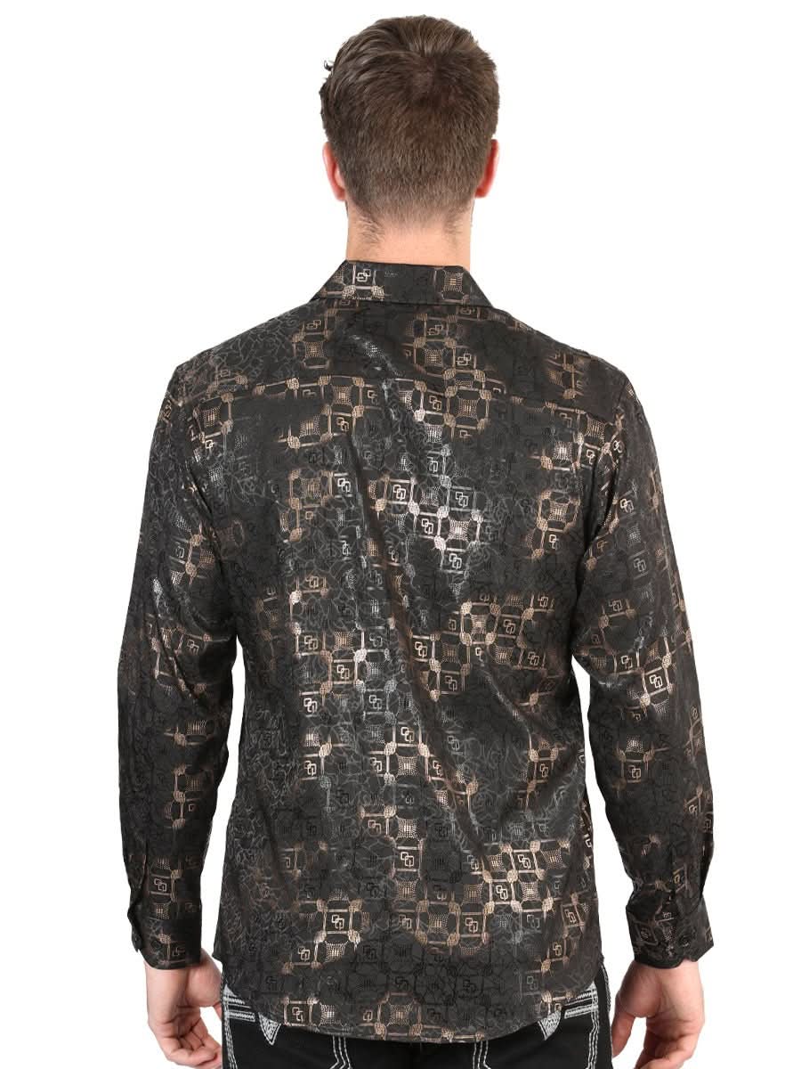 El General Black Casual Long-Sleeve Shirt 44574