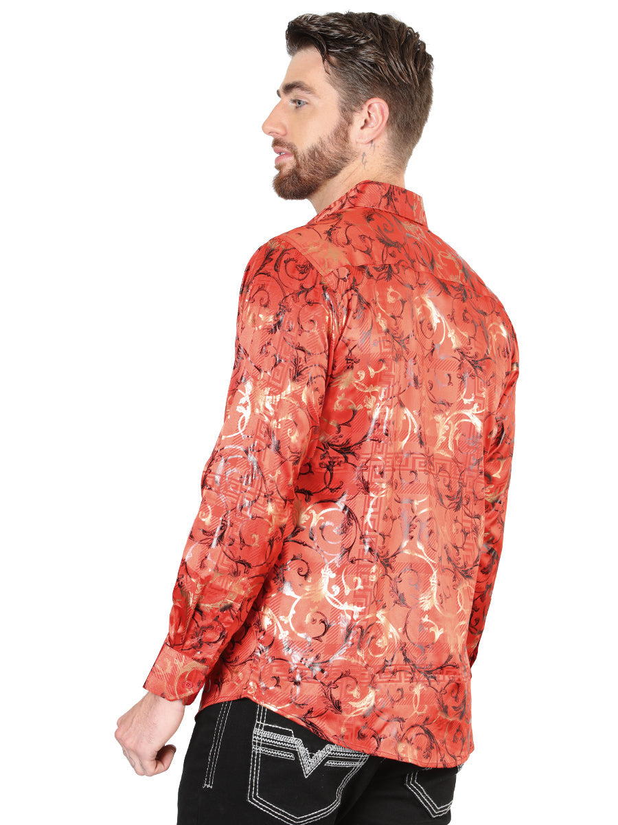 El General Red Casual Long-Sleeve Shirt 44592