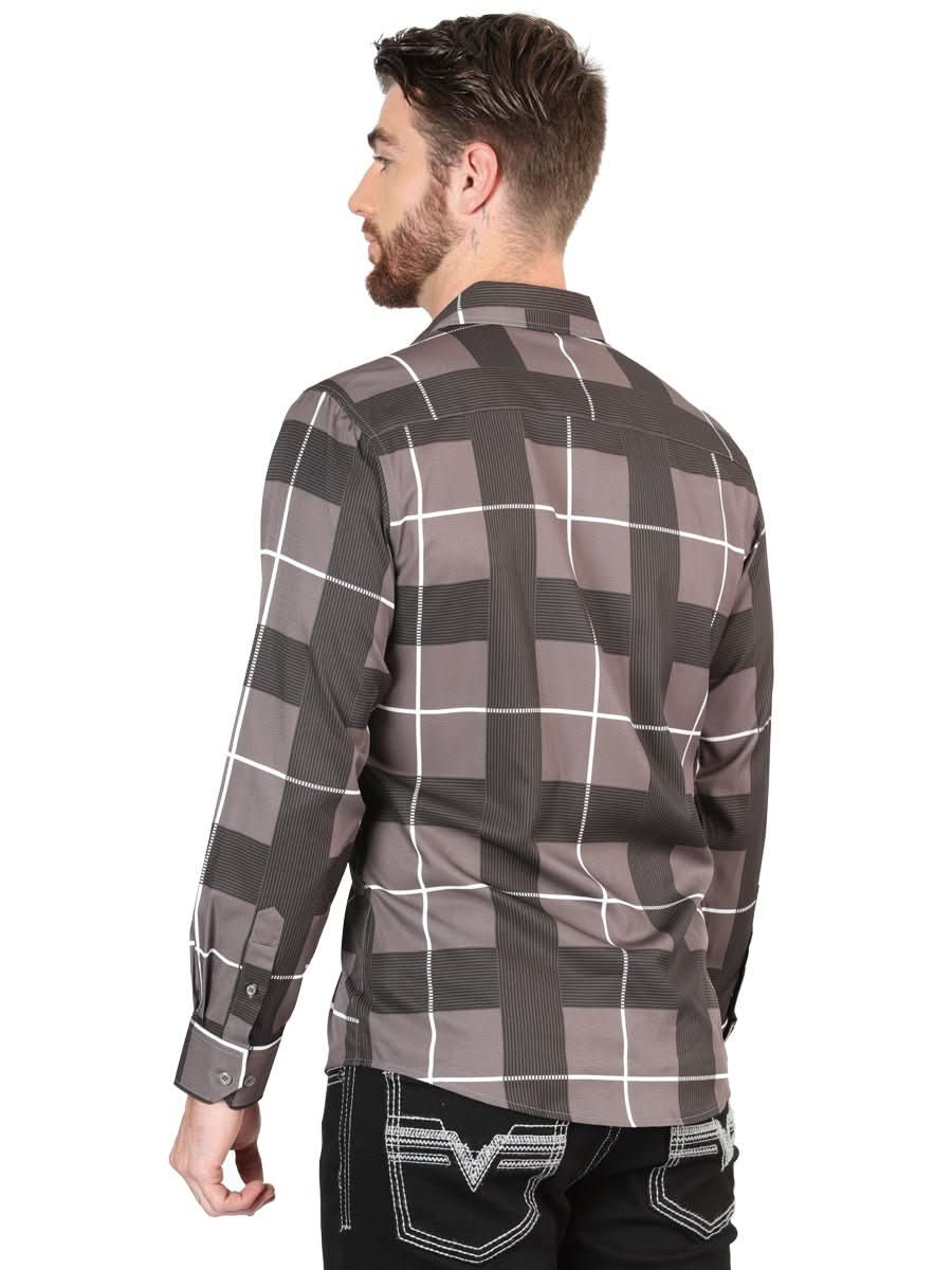 El General Grey Casual Long-Sleeve Shirt 44602
