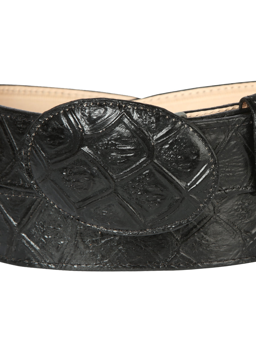 Cowboy Belt - El General  - Imitation- Pirarucu - Black 44667