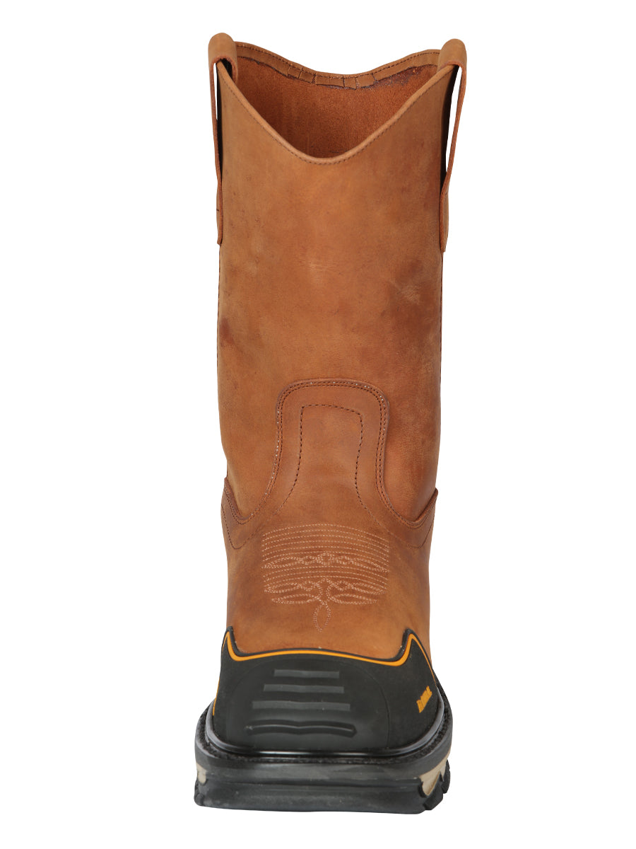 El General Men’s Leather Work Boot - Made in Mexico - Crazy Kansas 44689