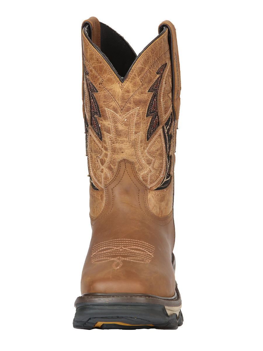 El General Men's Leather Work Boot - Made in Mexico - Alasan Arena Sand 44691