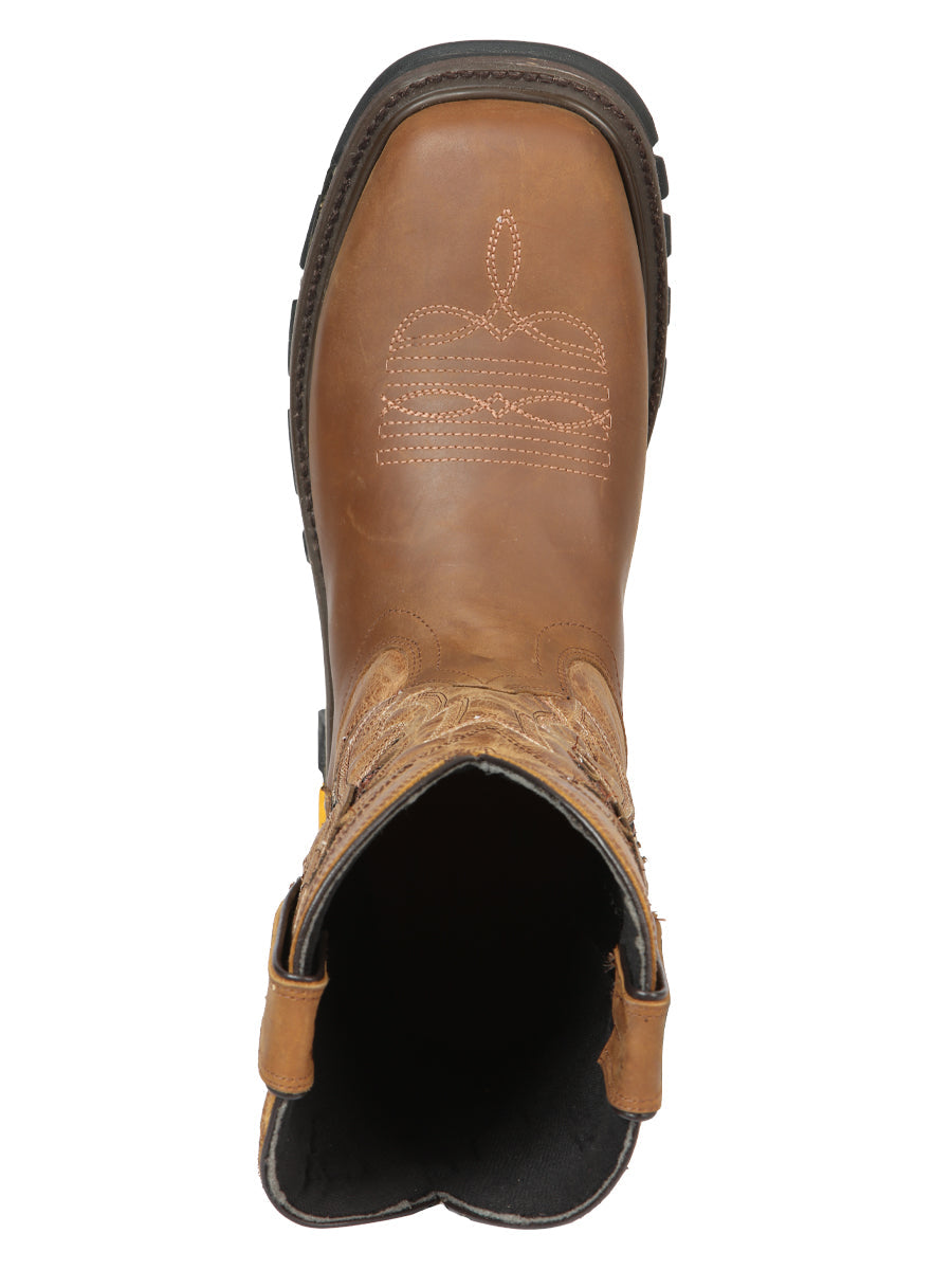 El General Men's Leather Work Boot - Made in Mexico - Alasan Arena Sand 44691