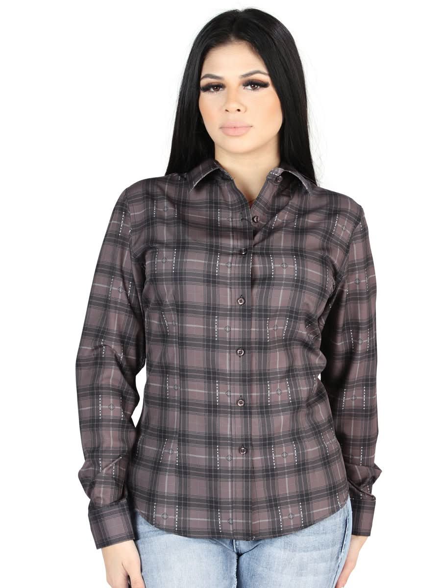 El General  -  Casual Long-Sleeve Shirt  - Moka/Olive 44729