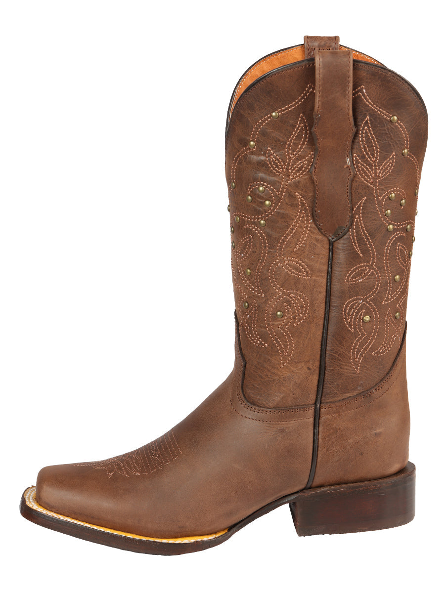 El General Women’s Rodeo Boot  - Alazan Brown 44853