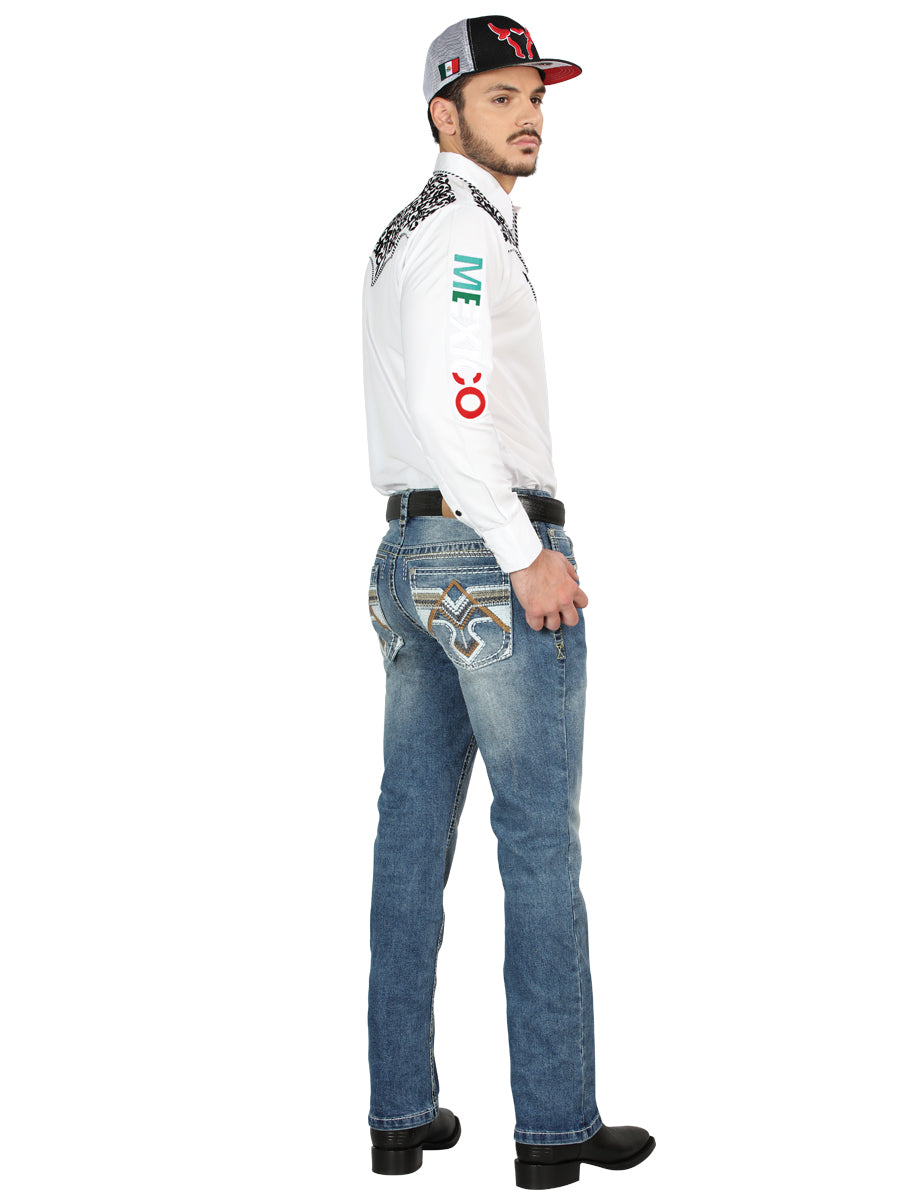 Centenario Bootcut Denim Jeans - Medium Blue 44965