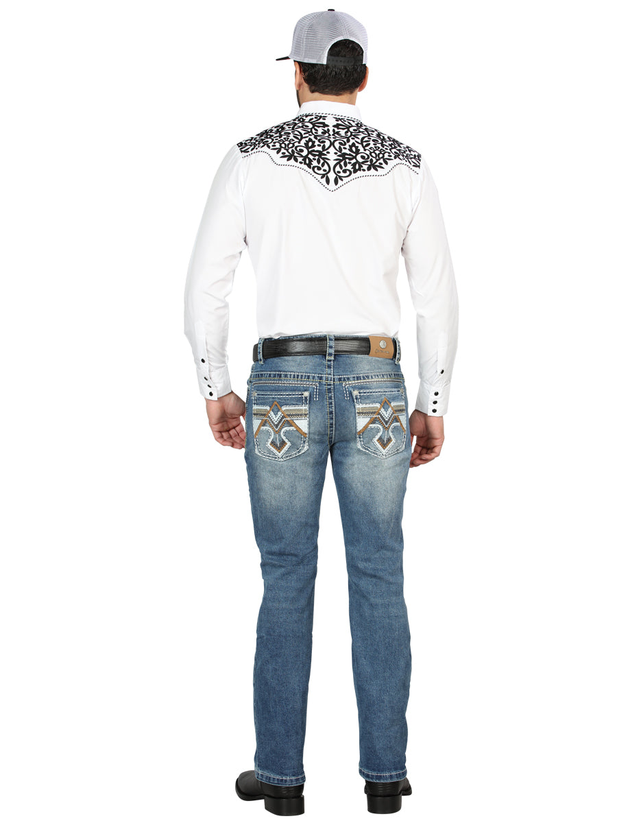 Centenario Bootcut Denim Jeans - Medium Blue 44965