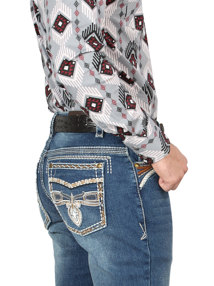Centenario Bootcut Denim Jeans - Dark Blue 44974