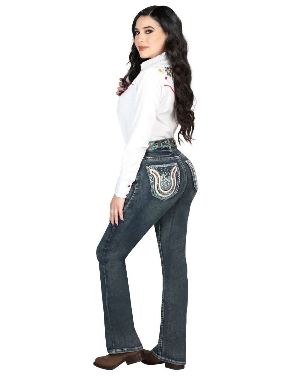 Centenario Bootcut Denim Jeans - Dark Blue 45029