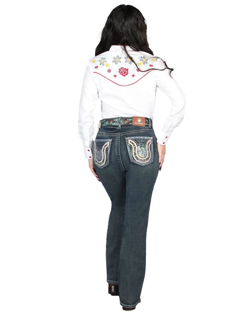 Centenario Bootcut Denim Jeans - Dark Blue 45029