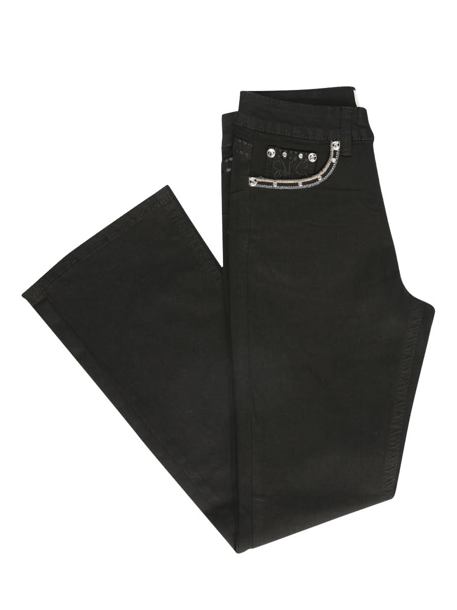 Centenario Hip-Up Bootcut Denim Jeans - Black 45320