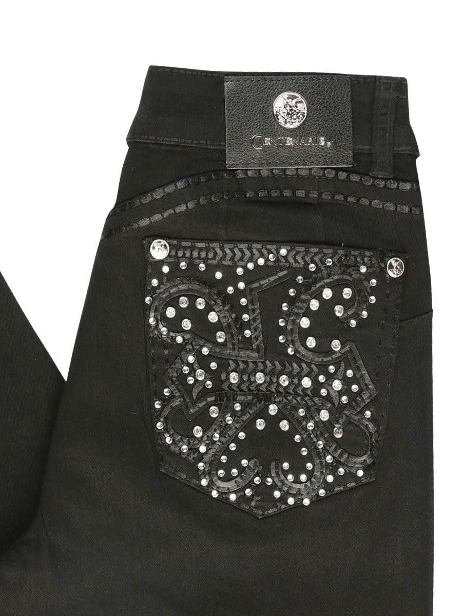 Centenario Hip-Up Bootcut Denim Jeans - Black 45320