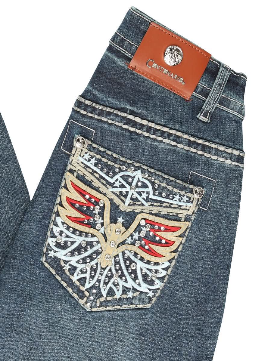 Centenario Bootcut Denim Jeans - Dark Blue 45324