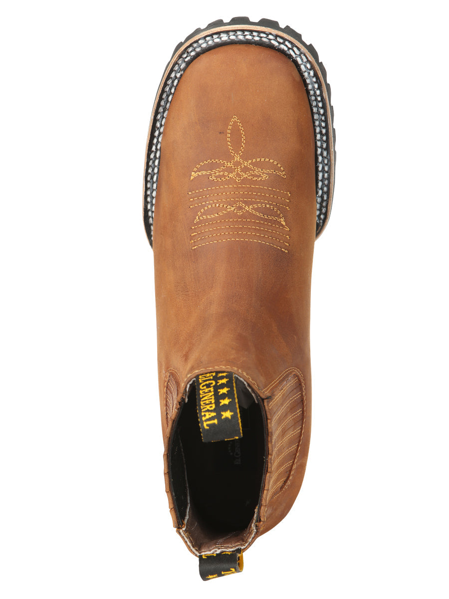El General Men’s Ankle Boots - Crazy Horse Papaya 45342