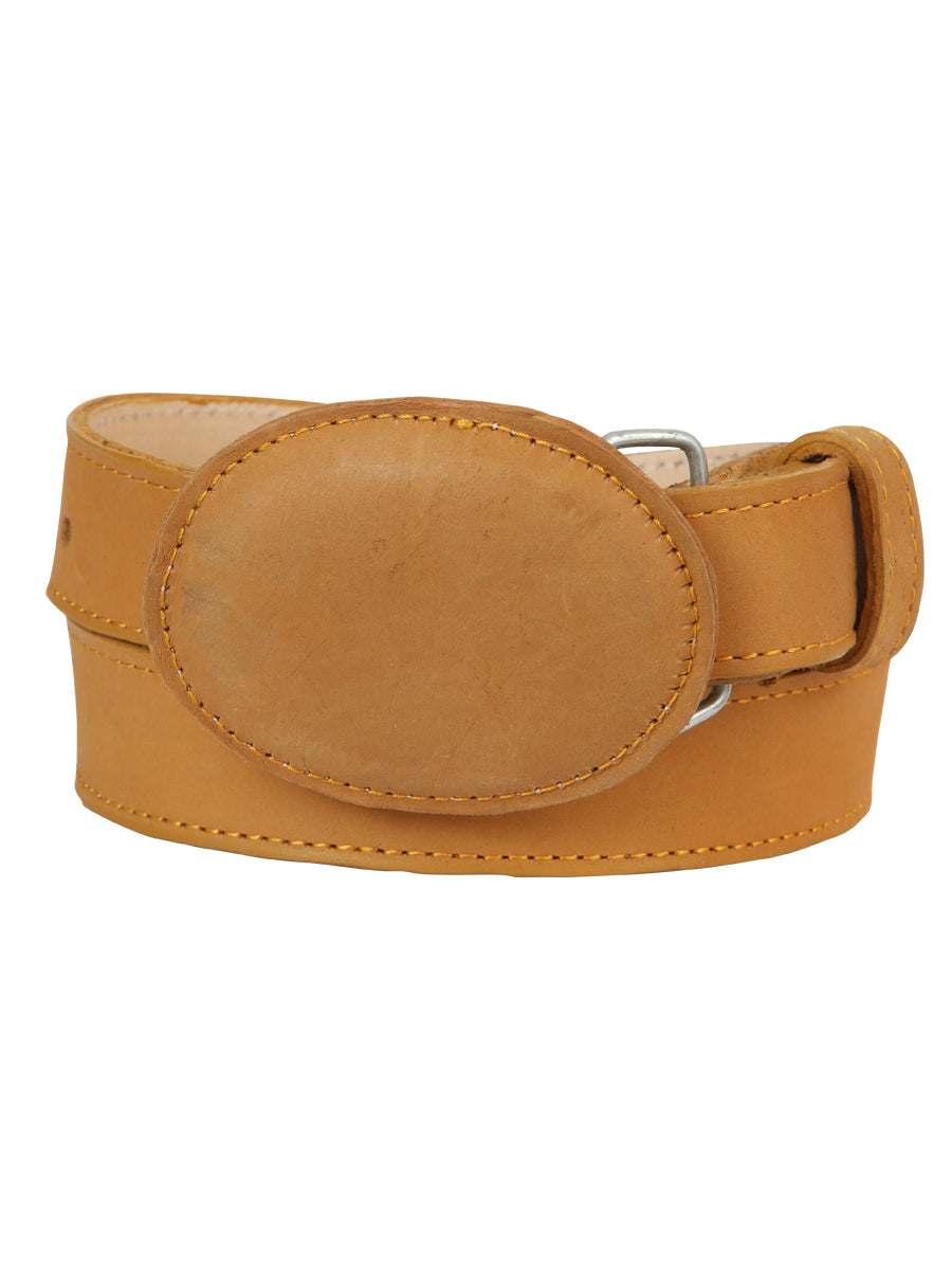 Kids Western Belt - El General Nobuck Honey 45444