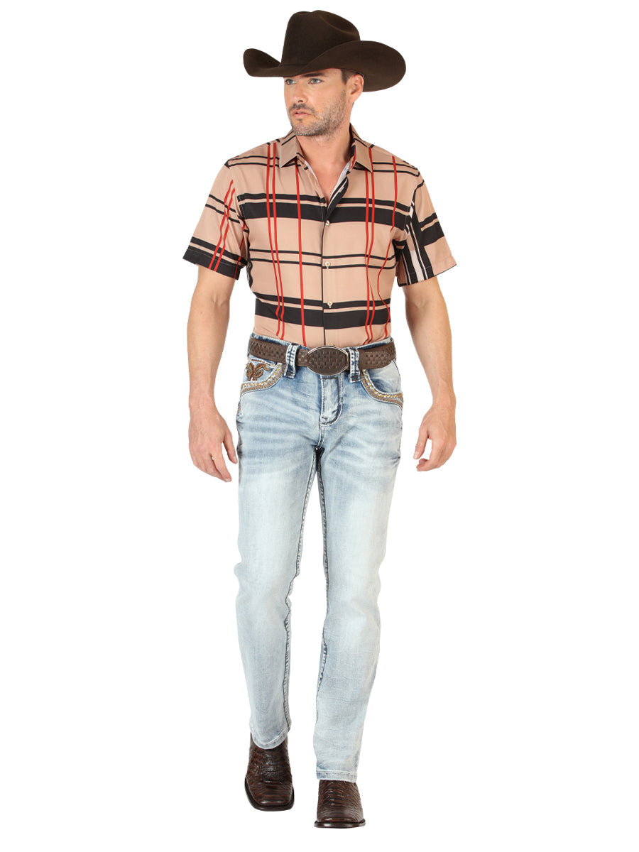 Centenario GOLD Men's Premium Denim Boot Cut Pants - Light Blue 45531