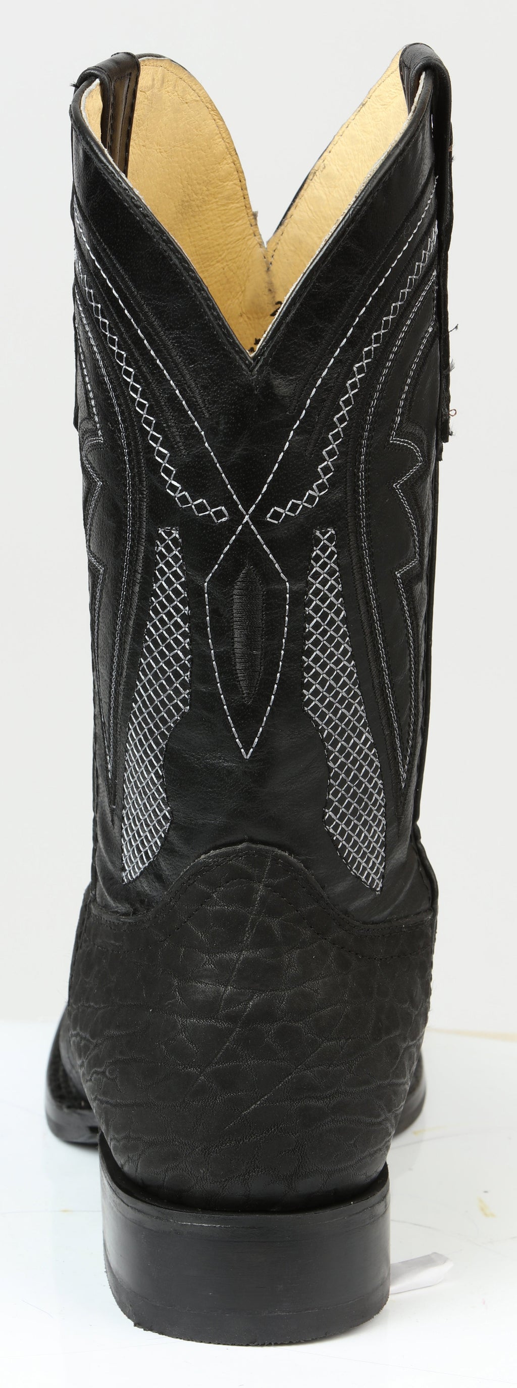 Men’s El General Western Boots - Bull Shoulder Black 45666